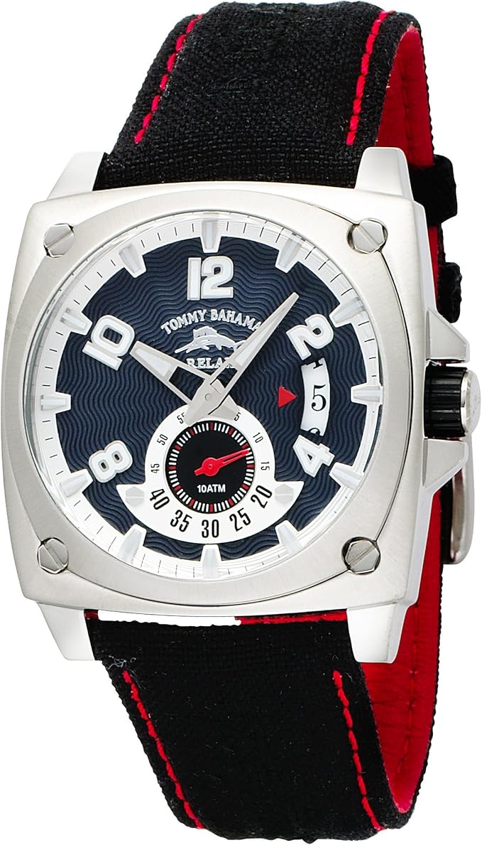 relax 男式 rlx1063 relax road rider 多功能帆布考杜拉表带手表